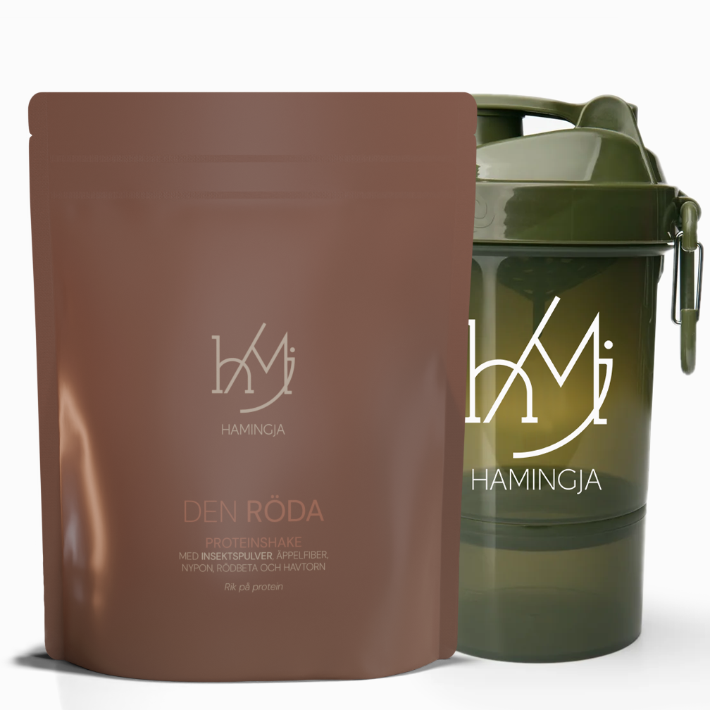 DEN RÖDA + HAMINGJA SHAKER